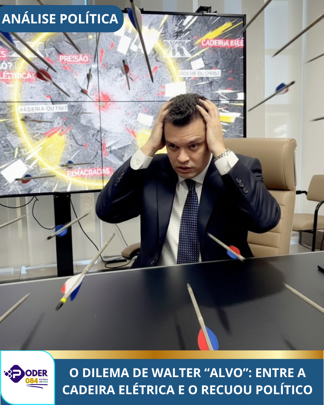 O DILEMA DE WALTER “ALVO”: ENTRE A CADEIRA ELÉTRICA E O RECUOU POLÍTICO