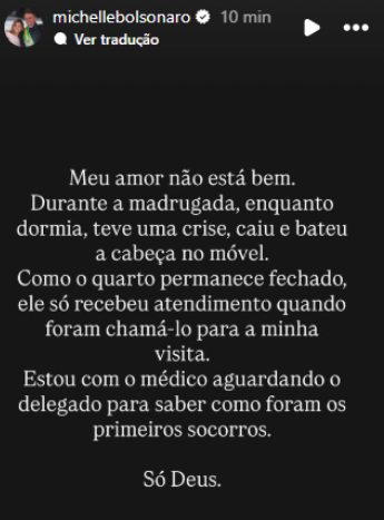URGENTE: BOLSONARO SOFRE QUEDA NA PRISÃO E ESTADO DE SAÚDE PREOCUPA