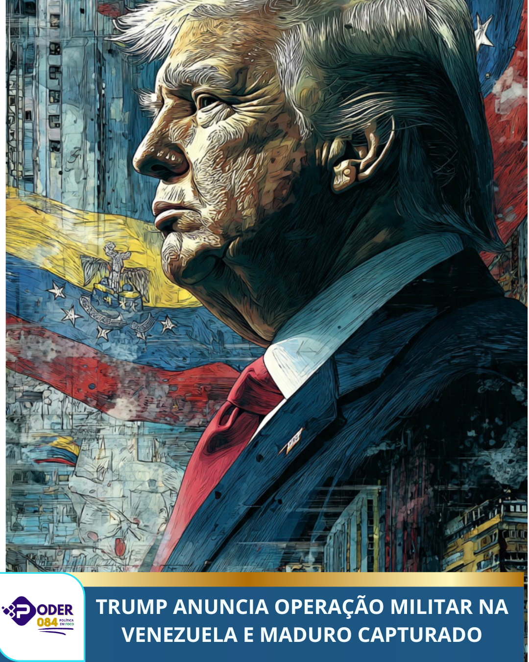 Trump anuncia operação militar na Venezuela e afirma que Maduro foi capturado
