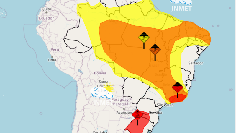 ALERTA NO RN: FIM DE SEMANA SERÁ DE CHUVA INTENSA E PERIGO POTENCIAL