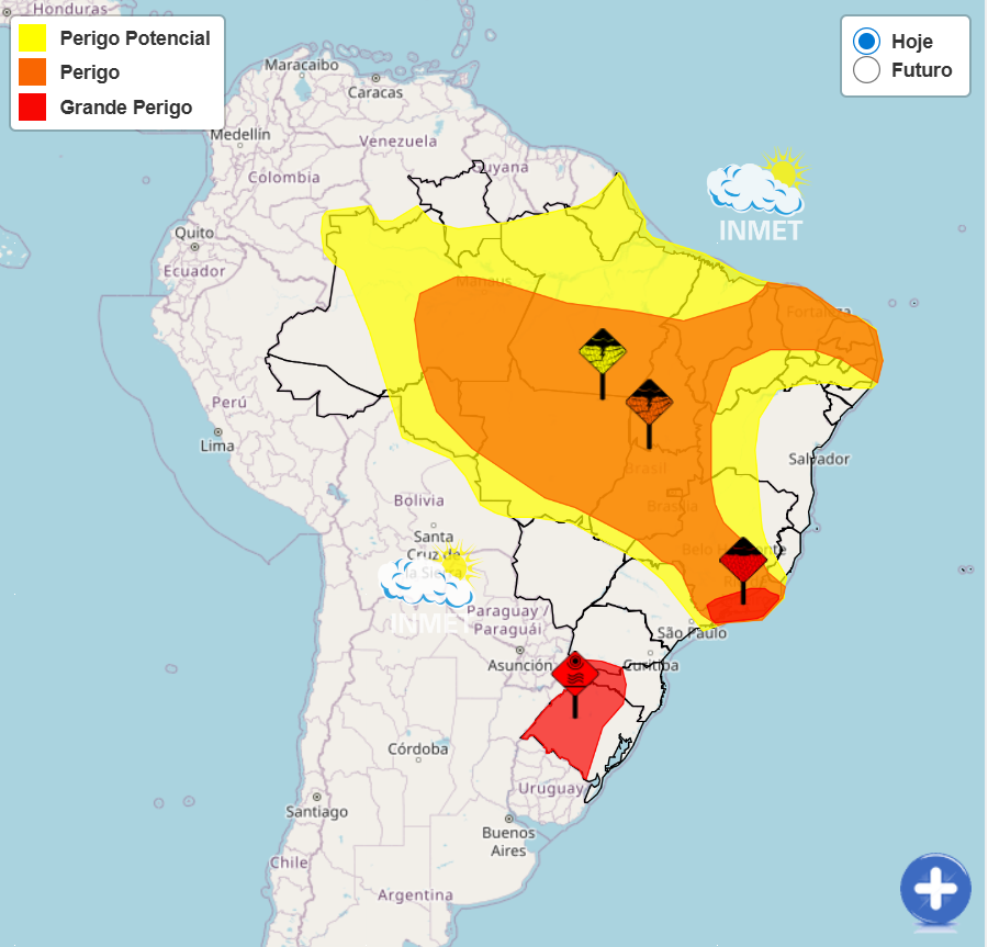 ALERTA NO RN: FIM DE SEMANA SERÁ DE CHUVA INTENSA E PERIGO POTENCIAL
