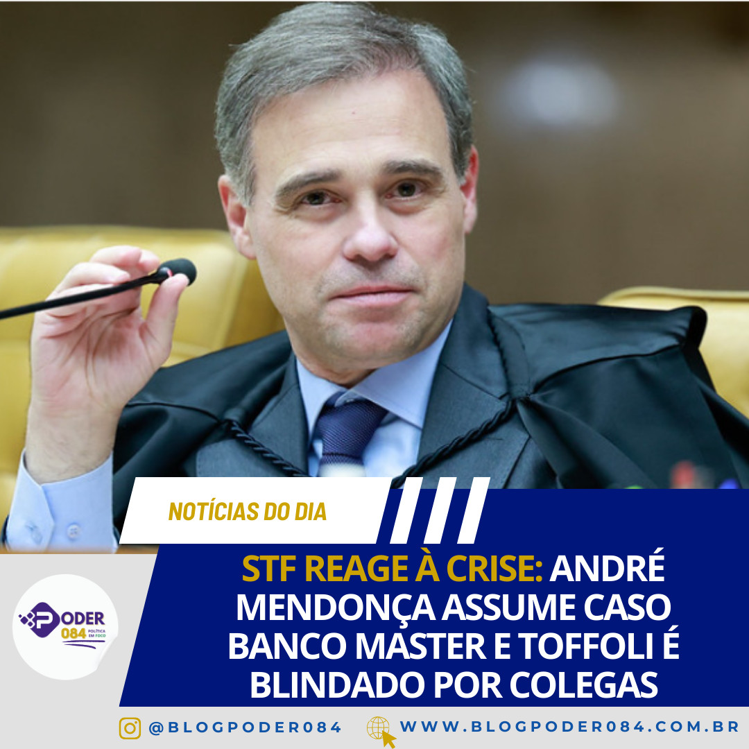 STF REAGE À CRISE: ANDRÉ MENDONÇA ASSUME CASO BANCO MASTER E TOFFOLI É BLINDADO POR COLEGAS