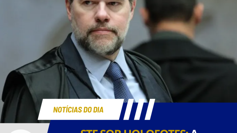 STF SOB HOLOFOTES: A INVESTIGAÇÃO DA PF QUE MIRA O ENTORNO DE DIAS TOFFOLI