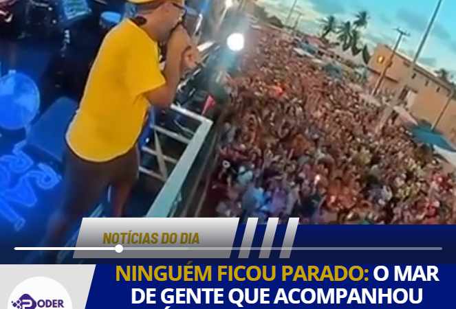 NINGUÉM FICOU PARADO: O MAR DE GENTE QUE ACOMPANHOU RAÍ SAIA RODADA ONTEM NA ZONA NORTE