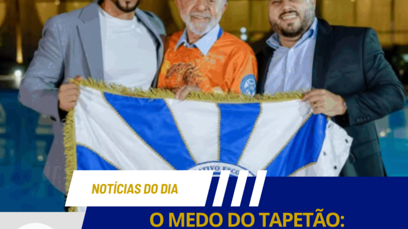 O MEDO DO TAPETÃO: PLANALTO VETA MINISTROS NA AVENIDA PARA SALVAR HOMENAGEM A LULA