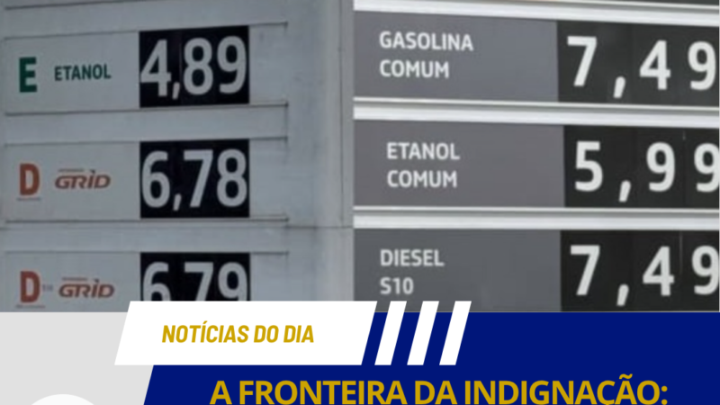 A FRONTEIRA DA INDIGNAÇÃO: POR QUE O COMBUSTÍVEL NO RN CUSTA R$ 1 A MAIS QUE NA PARAÍBA?