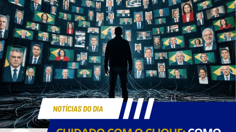 CUIDADO COM O CLIQUE: COMO A IA ESTÁ SEQUESTRANDO A VERDADE NAS ELEIÇÕES