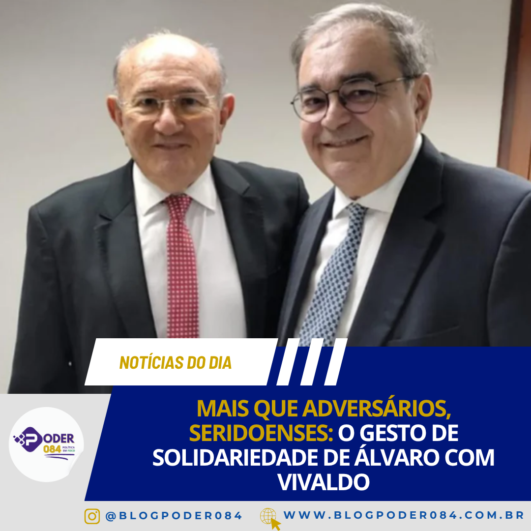 MAIS QUE ADVERSÁRIOS, SERIDOENSES: O GESTO DE SOLIDARIEDADE DE ÁLVARO COM VIVALDO