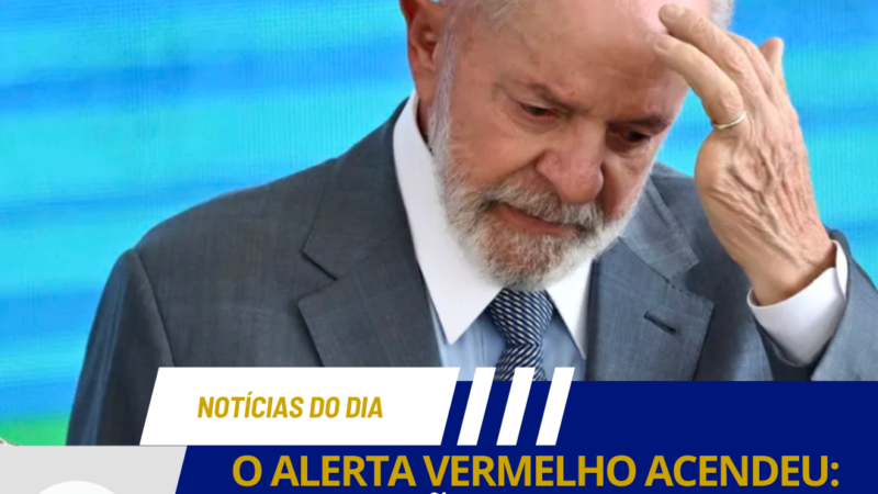 O ALERTA VERMELHO ACENDEU: REJEIÇÃO A LULA SOBE E GOVERNO ATINGE 40% DE “RUIM OU PÉSSIMO”