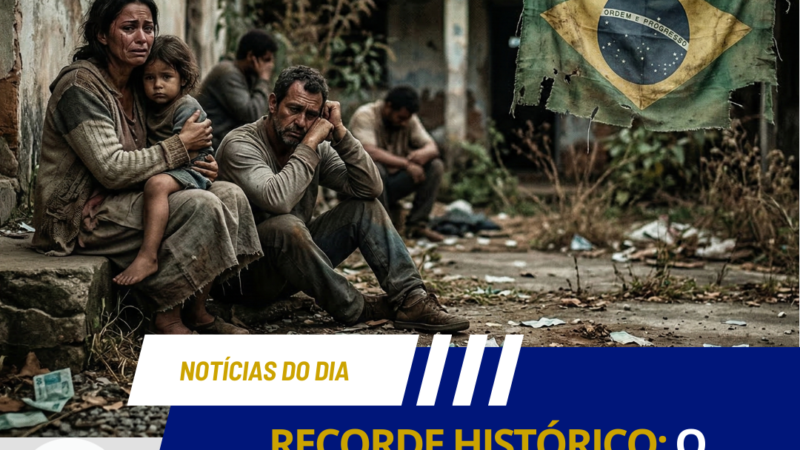 RECORDE HISTÓRICO: O BRASIL BATE A MARCA DE 80% DAS FAMÍLIAS ENDIVIDADAS!