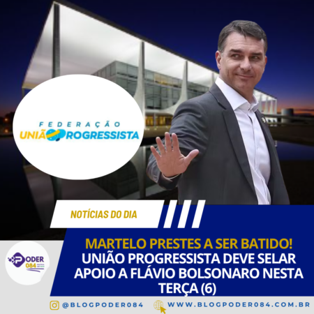 MARTELO PRESTES A SER BATIDO! UNIÃO PROGRESSISTA DEVE SELAR APOIO A FLÁVIO BOLSONARO NESTA TERÇA (6)