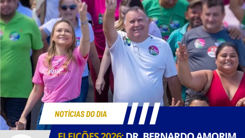 Eleições 2026: Dr. Bernardo Amorim e Kaline de Dr. Bernardo destacam-se nas disputas proporcionais no Rio Grande do Norte